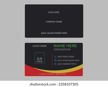 White Minimal Business Card Mock Up