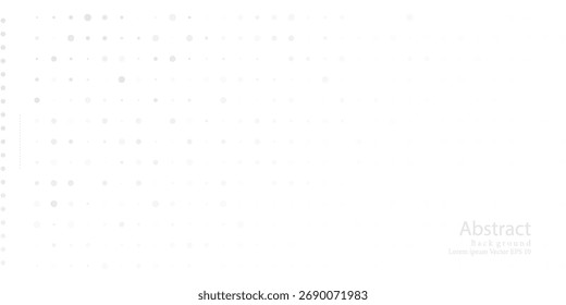 White Minimal Dotted Pattern Background. Suit for banner, web, brochure, pamflet and presentation