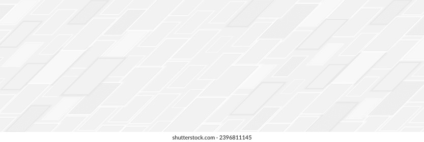 Fondo abstracto geométrico tecnológico mínimo blanco. Diseño de pancartas gráficas vectoriales