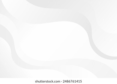 White minimal waves abstract background