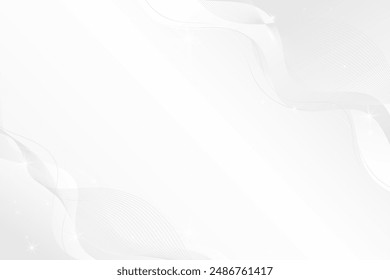 Fondo abstracto blanco de las ondas mínimas