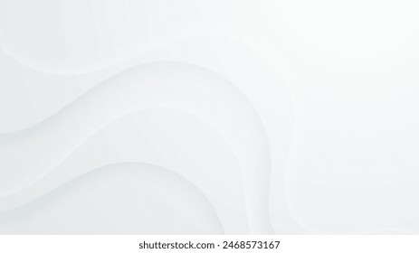 White minimalist and simple geometric shape abstract background