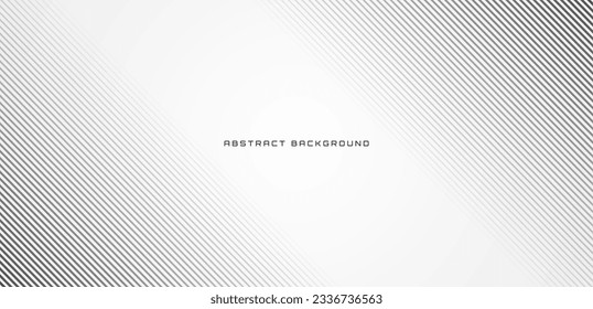 White minimalist techno abstract background overlap layer on bright space with stripes decoration. Modern graphic design element diagonal style concept for banner, flyer, card, or brochure cover