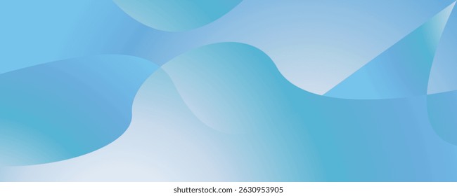 White mist and blue flow textures blend in fluid shapes perfect for tech or medical themes.