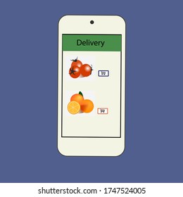 white mobile phone with an image