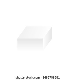 White Mockup Product Package Box
