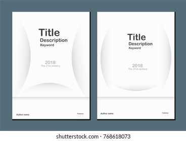 White modern abstract background with text space for web banner, cover design, brochure, book and presentation. 