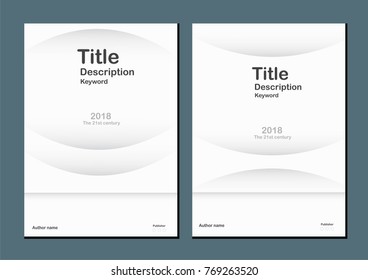 White modern abstract background with text space for web banner, cover design, brochure, book and presentation. 