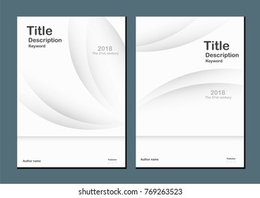 White modern abstract background with text space for web banner, cover design, brochure, book and presentation. 