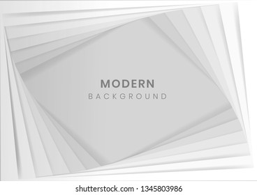 Weißer, moderner Hintergrund, Vektorgrafik