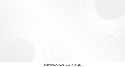 White modern geometric abstract background overlap layer on bright space with lines effect decoration abstract modern simple