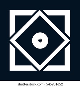 white modern logo design