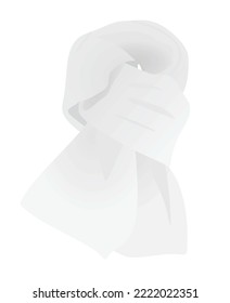 Espectáculo blanco moderno. ilustración vectorial