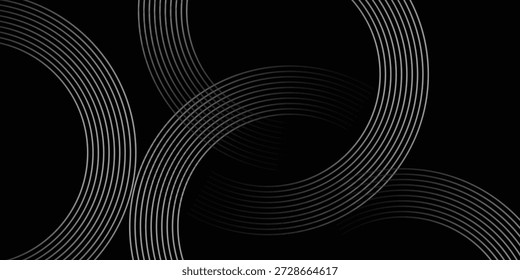 Tecnologia monocromática branca ondula ilustração vetorial.