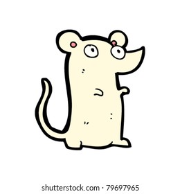 white mouse cartoon