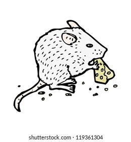queso negro de ratón blanco
