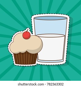 White muffin design 