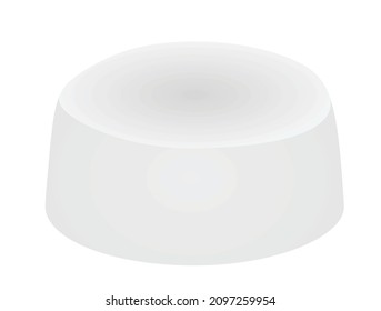 White muslim hat. vector illustration
