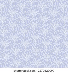 white nature flowers pattern on blue background, Beautiful intricate retro seamless floral pattern of densely packed dainty flowers in white and blue suitable for wallpaper, tiles and fabric in square