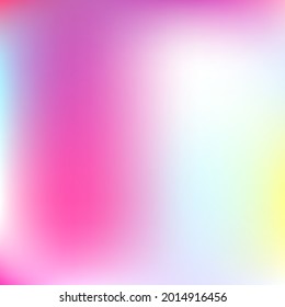 White Neon Trendy Purple Orange Gradient Mesh. Flow Bright Liquid Pink Smooth Surface. Dark Violet Red Color Yellow Blurry Wallpaper. Watercolor Pastel Light Spotlight Vibrant Gradient Background.