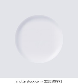 White Neumorphism soft UI Design for Web design, Application UI and more, Blank button, Vector.