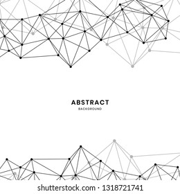 White neural texture abstract vector