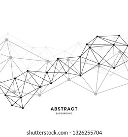 White neural texture abstract vector