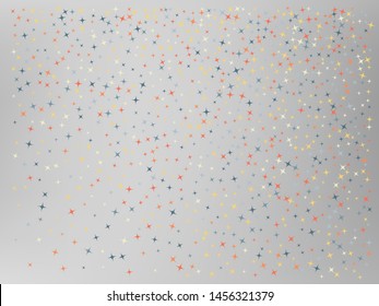White neutral colored background. Stars confetti. Usefull colorific design. Stars confetti. Background confetti with stars.