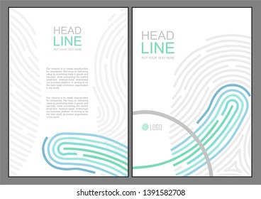 White new moder design for cover page