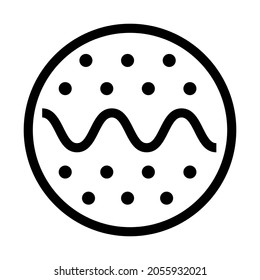 Icono de línea de la máquina de ruido blanco. Imagen de cliente aislada en fondo blanco