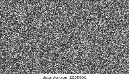 Fondo del patrón de ruido blanco. Los puntos de peinado de ruido negro. Resumen de patrón de dopaje. Efecto grano de arena. Pancarta de puntos de Grunge. Manchas de grano rígido. Fondo de patrón punteado. Vector