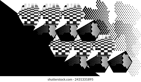 White noise pixel texture. Vector Illustration.