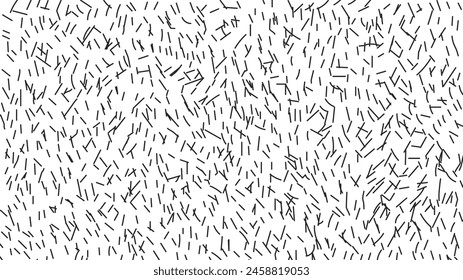 White noise textured background. Abstract black and white horizontal template with grunge texture.  Minimal geometric design. Vector illustration.