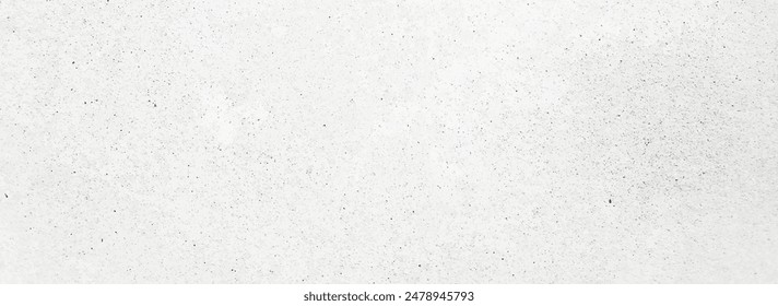 White old concrete wall grunge texture - wide banner format background with copy space for text. Grunge gray texture of chips, cracks, scratches, Soft white grunge.