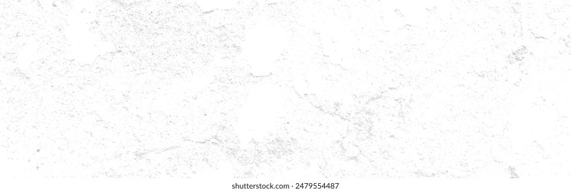 White old concrete wall grunge texture - wide banner format background with copy space for text. Grunge gray texture of chips, cracks, scratches, Soft white grunge.