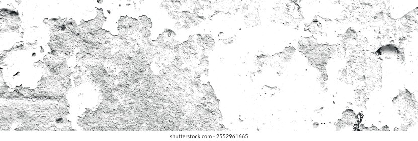 Textura grunge de pared de hormigón viejo blanco - fondo de formato de Anuncio ancho con espacio de copia para texto. Grunge textura gris de astillas, grietas, arañazos. Suave grunge blanco. Textura grunge negra afligida.