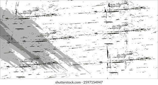 White old concrete wall grunge texture - wide banner format background with copy space for text. Grunge gray texture of chips, cracks, scratches. Soft white grunge. Distressed black grunge texture.