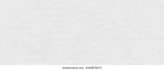 White old concrete wall grunge texture - wide banner format background with copy space for text. Grunge gray texture of chips, cracks, scratches, Soft white grunge.