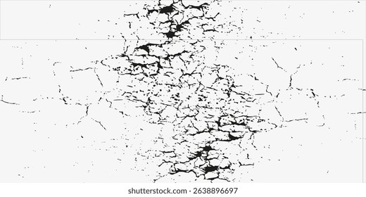 White old concrete wall grunge texture - wide banner format background with copy space for text. Grunge gray texture of chips, cracks, scratches. Soft white grunge.  Distressed black grunge texture.