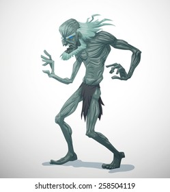 White Old Zombie, vector