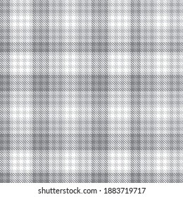 White Ombre Plaid textured seamless pattern suitable for fashion textiles and graphics