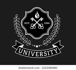 white on black is a vector illustration about studying and learning