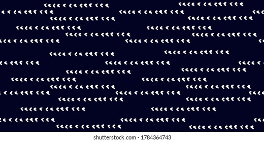 White on luxury blue color modern hand drawn pattern. For fabric and textile, wallpaper, packaging.