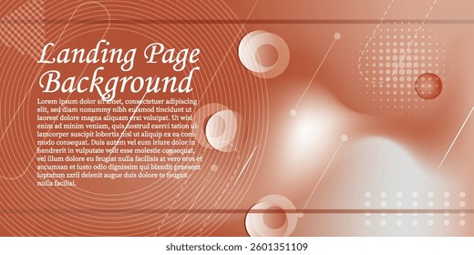 White and orange background. Abstract dark background. Banner for advertise product on website. Space for text