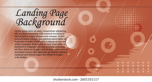 White and orange background. Abstract dark background. Banner for advertise product on website. Space for text