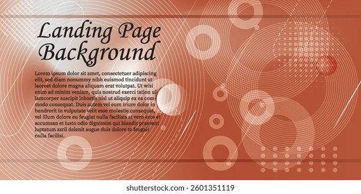 White and orange background. Abstract dark background. Banner for advertise product on website. Space for text