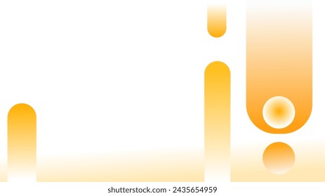 White orange warm colors simple presentation geometric theme background