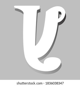Elementos ornamentales blancos de estilo moderno. Se puede usar para el diseño fluido de póster, portada de tecnología de música electrónica, volante, logotipo, estampado de camisetas.