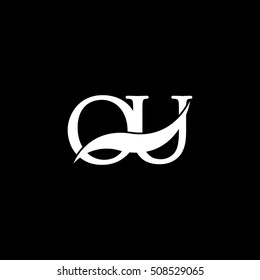 White OU Swoosh Logo Vector