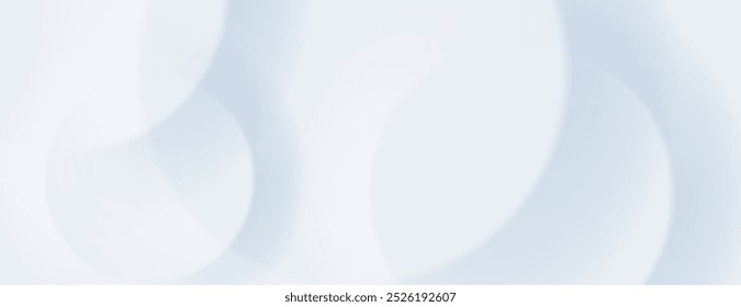 white overlapping circles background for banner, website, poster, presentation, etc.